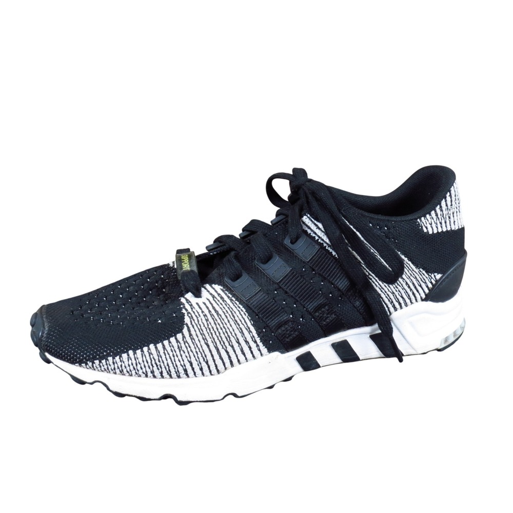 Adidas EQT Support RF Primeknit Mens Running Shoes Size 9.5 Athletic Black White